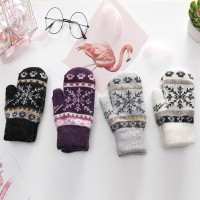4COLORS Cashmere Delicate Gloves Outdoor Cute Cold Warm Gloves for Ladies — image 2 of 17