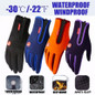 1 Pair Winter Warm Glove Outdoor Non-slip Touching Screen Gloves For Sport Bike Riding Waterproof Ski Gloves Bikes Motorcycle Gloves — image 4 of 43