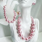 4Pcs/Set Elegant Vintage Pearl Necklace Set Korean Style Women Choker Bridal Wedding Jewelry with Earrings Ring Fashion Accessories — image 19 of 55