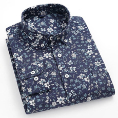 Men's Oxford Shirts Formal Business Long Sleeves Cotton Casual Dress Shirts Tops — image 3 of 13