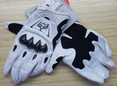 Faded Vintage Motorcycle Gloves - Off-Road Mountain Bike Racing Full Finger Riding Gear — image 12 of 12