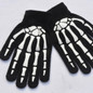 1 Pair Skeleton Gloves Unisex Claw Ghost Bone Knitted Mittens — image 7 of 11