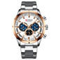 Herr Top Brand Luxury Blue Steel Quartz Chronograph Luxury Men Watch Blue Steel Men'S Watch Blue Dial — image 22 of 22