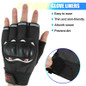 1 Pair Motorcycle Gloves, Half Finger / Full Finger Motorbike Riding Gloves Touchscreen Gloves Outdoor Sports Cycling Hiking Gloves Tactical Mittens Skiing Glove — image 56 of 70