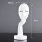 Modern House Decor Home Decoration Maison Accessories Thinker Mask Miniature Figurines for Living Room Office Corridor — image 9 of 14