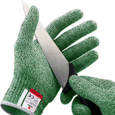 Cut Resistant Gloves - Ambidextrous, Food Grade, High Performance Level 5 Protection. Size Medium, Green, Complimentary Ebook Included — image 3 of 17