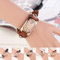 Color scale retro square women's quartz watch — image 5 of 22