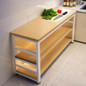 Multifunctional Kitchen Storage Cabinet with Microwave Stand and Cutting Board — image 4 of 58