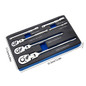 Compactly Ratchet Wrench Tool Kit 1/4 3/8 1/2Inch Drive Steel Swivels Bar Spanner — image 8 of 9