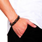 Double Hematite Tiger's Eye Bracelets Men Tiger Eye & Hematite Charm Bracelets for Women Natural Energy Stone Bracelet Jewelry — image 5 of 16