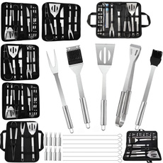 Premium Stainless Steel BBQ Tool Set - All-in-One Outdoor Camping Grill Accessories Kit — image 3 of 11