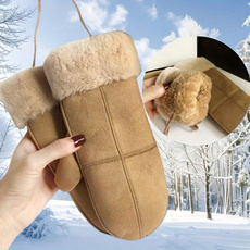 1 Pair of Outdoor Snowboarding Riding Gloves, Winter Warm Touchscreen Gloves, Windproof Fingerless Ski Gloves — image 3 of 19
