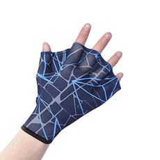 Nylon Swimming Gloves Aquatic Swimming Webbed Gloves Water Training Hand Webbed Hands Webbed Flippers Swim Gear Gloves Fit Aquatic Training Swim Costume Dive Hand Equipment — image 3 of 9