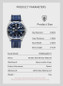 Luxury Trendy Man Wristwatch Square Dial Waterproof Luminous Date Week Men Watch Simple Business Quartz Leather Men's Watches Reloj — image 12 of 31