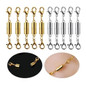 8PCS Magnetic Lobster Clasp DIY Jewelry Making Accessories Gold Necklace Bracelet Connector Hook Clasp Metal Silver — image 4 of 12