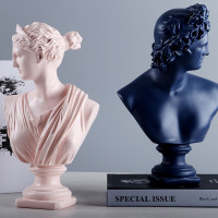 Ancient Greece European Resin David Venus Head Statuees Decoration Home Livingroom Goddess Sculpture Figurin Office Desktop Furnishing Crafts — image 2 of 15