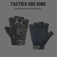 Tactical Fingerless Gloves for Men - Outdoor Sports, Cycling, and Combat Training — image 2 of 15