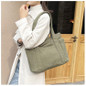Stylish Corduroy Tote Bag for Women Large Capacity Commuter Shoulder Bag Minimalist Design Crossbody Bag Fashionable and Versatile — image 52 of 61