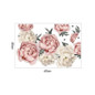 Individual Peony Rose Flower Wall Art Sticker Nursery Kids Room Decal Background Home Decor DIY — image 9 of 10