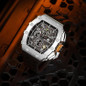 Mens Luxury Watch Watches For Men 50M Waterproof Japanese Quartz Movement Tonneau Stainless Steel Case Sapphire Glass With Chronograph Date Function Cool Unique Fashion Gift Watch — image 6 of 7