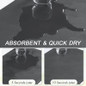 Absorbent Kitchen Dish Drying Mats, Spill Resistant Coffee Mats Easy Clean Countertop Coffee Maker Mats for Coffee Machines, Dish Racks, Kitchen Countertops, Kitchen Accessories — image 8 of 19
