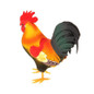 1pc Simulation Foam Rooster Model Fake Artificial Imitation Animal Home Garden Ornament Miniature Decoration Home Decoration — image 7 of 11