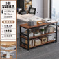 Multifunctional Kitchen Storage Cabinet with Microwave Stand and Cutting Board — image 39 of 58