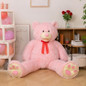 6ft Teddy Bear Giant Teddy Bear Stuffed Animal with Embroidered Paws Holiday Valentine's Toy Gift for Girlfriend Kids 72 inches Pink — image 8 of 9