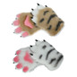 Girls Winter Gloves Soft Mittens with Cartoon Tiger Paw Shape Thicken Mittens — image 11 of 12