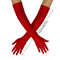 Satined Gloves for Wedding Ceremony Simple Elbow Gloves Formal Occasion Gloves Banquet Long Gloves for 1920s Costume — image 7 of 16