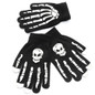 1 Pair Skeleton Gloves Unisex Claw Ghost Bone Knitted Mittens — image 10 of 11