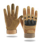 Tactical Gloves Hard Shell Half-Finger Grip Training Cut-Resistant Wear-Resistant Mountaineering Combat Protection Fitness — image 15 of 31