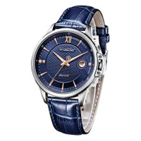 STARKING Men's Automatic Mechanical Watch with Date, Water Resistant, Blue Dial, Stainless Steel — image 2 of 10