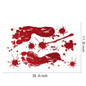 Horror Halloween Decoration Wall Stickers Bloody Fingerprint Blooding Handprint Foot 3D Wallpaper Waterproof Floor Door Decor — image 8 of 15