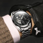 TEVISE Swiss Automatic Tourbillon Watch for Men - Waterproof Luxury Business Chronograph with Stainless Steel Band — image 7 of 25