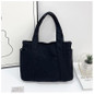 Stylish Corduroy Tote Bag for Women Large Capacity Commuter Shoulder Bag Minimalist Design Crossbody Bag Fashionable and Versatile — image 31 of 61