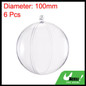 1~24pcs Clear Plastic Fillable Ornaments Ball Christmas DIY Craft Ball Bauble Ornament for Christmas Wedding Party Home Decorations — image 45 of 51