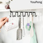 Kitchen Cabinets Ceiling Storage Hook With 6/12 Hooks Desk Cabinets Organizer Hanging Rack Organizer Kitchen Hanging Tool — image 15 of 18