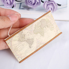 2PCS 1/12 Mini World Map Simulation Furniture Model Toys for Doll House Decoration Dollhouse Miniature Accessories — image 3 of 11