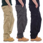 New Mens Cargo Combat Work Trousers Pockets Cotton Loose Machine Washable Pants — image 4 of 15