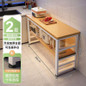 Multifunctional Kitchen Storage Cabinet with Microwave Stand and Cutting Board — image 41 of 58