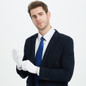 2pack Good Qualities Presentation Gloves Spandex Gloves Breathable Cotton Glove for Weddings and Conferences — image 6 of 13
