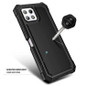 Designed For T-Mobile Revvl 7 Phone Case (Revvl 7 5G), Black | With Screen Protector, Full-Body Shockproof Protective Rugged Impact Resist Bumper Cover — image 4 of 8