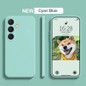 Colorful Liquid Silicone Case For S22 S23 S24 FE Plus Samsung Galaxy S25 S24 S23 S22 UItra Bracket Phone Cover — image 12 of 22