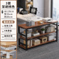 Multifunctional Kitchen Storage Cabinet with Microwave Stand and Cutting Board — image 13 of 58