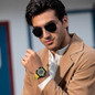 Mens Luxury Watch Watches For Men 50M Waterproof Japanese Quartz Movement Tonneau Stainless Steel Case Sapphire Glass With Chronograph Date Function Cool Unique Fashion Gift Watch — image 6 of 8