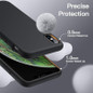 Silicone Case for iPhone X, iPhone Xs, 5.8-Inch, Silky-Soft Touch Full-Body Protective Case, Shockproof Cover with Microfiber Lining (Black) — image 6 of 8