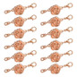 6PCS/10PCS/12PCS Locking Magnetic Clasps Rose Jewelry Magnetic Clasp Necklace Lobster Clasp Closures Magnetic Clasp Connector Chain Extenders for Jewelry Necklace Bracelet — image 16 of 23