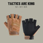 Tactical Fingerless Gloves for Men - Outdoor Sports, Cycling, and Combat Training — image 8 of 15