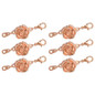 6PCS/10PCS/12PCS Locking Magnetic Clasps Rose Jewelry Magnetic Clasp Necklace Lobster Clasp Closures Magnetic Clasp Connector Chain Extenders for Jewelry Necklace Bracelet — image 21 of 23